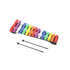 15 Note Glockenspiel Percussion Bell Kit Xylophone With 2 Mallets Instrument