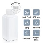 8oz 250ml Leak Proof Plastic Bottles With Caps For Liquids Sample  Reusable S   
