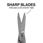 Klein Tools 100cs All-purpose Precision Scissors  Made In Usa  Nickel 