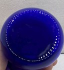 Cobalt Blue Vintage Vase Small Scalloped Top