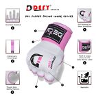 Defy    Gel Padded Inner Gloves With Hand Wraps Mma Muay Thai Boxing Fight Pair 