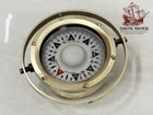 Original Vintage Brass Gimbal Ship   s Compass     Maritime Navigation Instrument