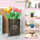 Book-shaped Flower Vase  Book Lovers Gifts  Black Vase  Must-have Home Decor
