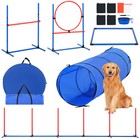 Dog Agility Training Kit Obstacle Course Equipment Set Jump Tunnel Outdoor