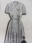 Vtg 60s Mail Order 8109 Side-button Frock Dress Sewing Pattern Women Sz  18 5