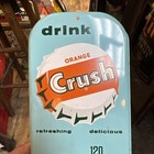 Late 50   s Early 60   s Brand New Orange Crush Wall Thermometer
