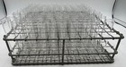 Vintage Laboratory Test Tube Rack 100 Glass Vials Tubes W  100 Caps Lab Farm