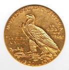 1910  5 Indian Head Gold Half Eagle Anacs Au58  614 About Unc     soapbox    ecc c