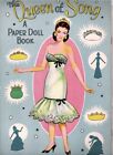 Vintage Uncut 1954 Queen Of Song  dance Paper Dolls  1 Top Reproduction  1seller