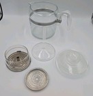 Vintage 1960s Pyrex Flameware 7756-b 6 Cup Percolator Coffee Pot Maker Complete