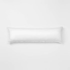 Lumbar Heavyweight Linen Blend Throw Pillow - Casaluna  Rayon Weave Indoor Use