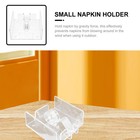 Acrylic Table Napkin Holder With Stable Design To Prevent Napkins Blowing