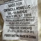Croscill Iris Pillow Shams Green Gold Floral Standard Queen 27x21  Lot Of 3