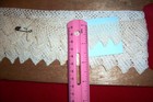 Vintage Antique Victorian Hand Crocheted Lace Trim 5 Yards On Wood Card