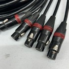 Lex 5 Pin Xlr Shield Data Cable 15 Ft   Lex Dmx-5p-15   Neutrik Lot Of 5