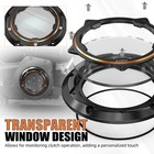 Transparent Clutch Derby Cover For Harley Road Glide Custom Fltrx 2010-2012 2013