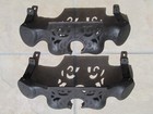 Antique 1800s Parlor Wood Coal Stove Cast Iron Heat Guards Ornate Parts
