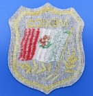 Country Of Mexico Patch   Sticker Pair  80s Vtg Viva La Raza Prismatic Flag
