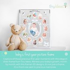 First Year Picture Set Silver Frame Nursery Milestone Display New