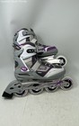 Roller Derby Unisex Elite Series Aerio Q60 White Gray Purple Inline Skates Sz 7