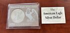 1995  American Silver Eagle  1  Oz   Pure Fine Silver Coin With Protector