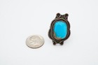 Vintage Native American Navajo Sterling Silver Turquoise Ring Size 7 75