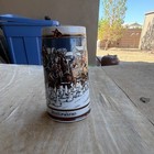 Budweiser 1989 Collector   s Series Clydesdales Beer Stein Mug