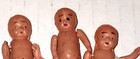 Vtg 1940s Lot Of 3 Miniature 1 5  Celluloid Baby Dolls  Made In Japan