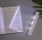 Flat Led Book Light Full Page Reading Lamp Night Bed Panel Clear White Tool Pro 