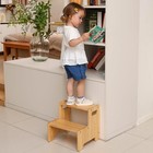 Wooden Step Stool two Step Stool For Kids toddler Montessori Stool Supports 3   