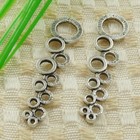 123 Pcs Tibetan Silver Circle Charms Pendant 44x11mm S4624 Diy Jewelry Making