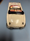 Vintage Bandai Jaguar Xk150 Tin Friction Metal White Sports Toy Car Japan Read