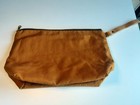 Zip Top Canvas Knitting 9x9x5 Project Bag - Brown