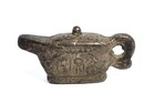 Antique Vintage Metal Teapot Kettle Charm  Collectible Cracker Jack Prize Toy