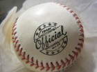 1 Ad Horsehide New Old Stock Official League Baseball in Open Box no O-c  Vtg