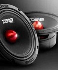 2 Ds18 Pro-gm6 4b 6 5  Mid Range Red Bullet Loud Speakers 960w 4 Ohm Carmidrange