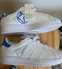 New Adidas Superstar J Size 4 5 Cloud White Blue Fw0816 Big Kids