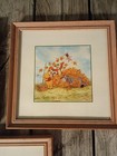 Vintage Disney Classic Winnie The Pooh Framed Art Prints Set Of 3