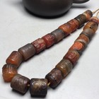 Tibetan Amulet Ruyi Bracelet Oily Old Agate Dzi Prayer Beads Bangle
