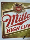 Miller High Life Beer Racing Sign - Miller Lite Nascar Miller Brewing