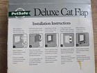 Petsafe Deluxe Cat Flap 4-way Locking Door  Open Box 