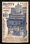 Beatty s Organs And Pianos Washington  Nj Victorian Trade Card - Horse Shoe