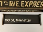 Ny Nyc Subway Roll Sign Ta R32 1 Line 168 Street Manhattan Broadway Seventh Ave 