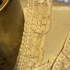 Antique Vintage Victorian Edwardian  Lace 3 Pieces 3 Yards Beautiful Ecru