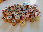 Vintage Wooden Thread Sewing Spools  empty  Lot Of 40 