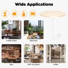 L-type Coffee Table Wall Mounted Bar Height Pub Table Wrought Iron Top Table New