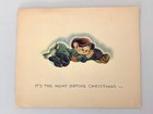 Walt Disney Productions 1938 Multi Page Christmas Card W  Disneyana Certificate