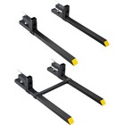 Uimoso 43  60  Clamp On Pallet Forks 2000 4000lbs Heavy Duty Tractor Bucket Fork