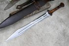 Custom Handmade Carbon Steel Blade Roman Gladius Sword   Hunting Sword Camping