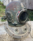 Diving Divers Helmet Japanese Antique Scuba Mask Vintage Used  Deep Scuba Japan